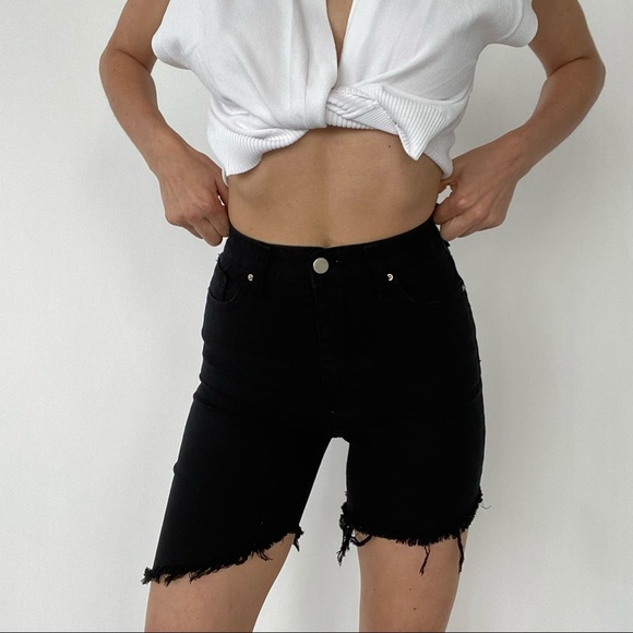 STORETS UNEVEN BIKER SHORTS - Picture 4 of 6